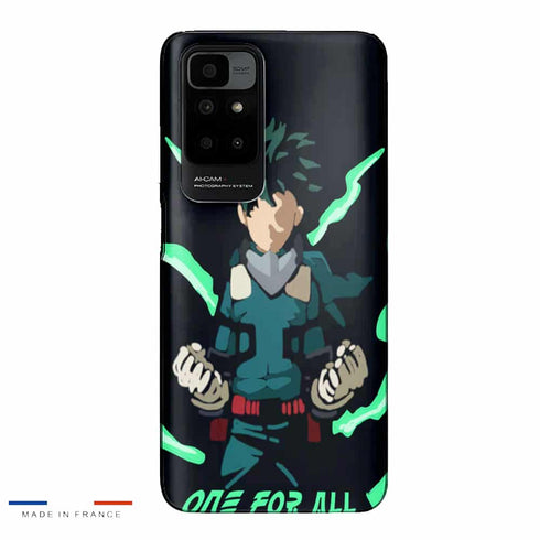 Coque Xiaomi Redmi 10 Deku One For All | Collection académie de héros deku personnages