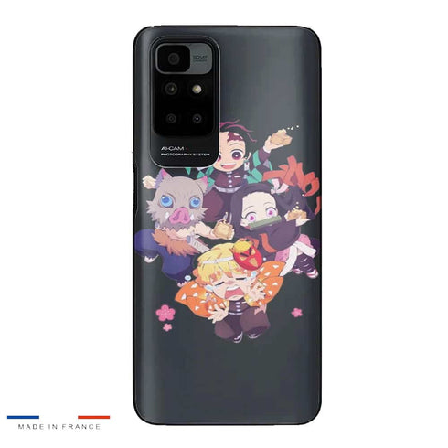 Coque Xiaomi Redmi 10 Demon Slayer Chibi