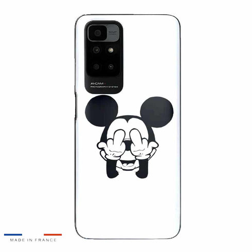 Coque téléphone Xiaomi Redmi 10 Doigt d'honneur Fuck the Mouse