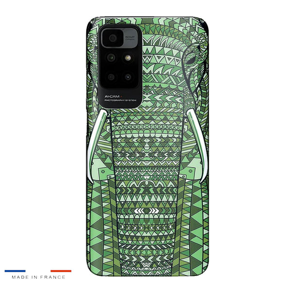 Coque Oppo A16 Elephant Vert Azteque