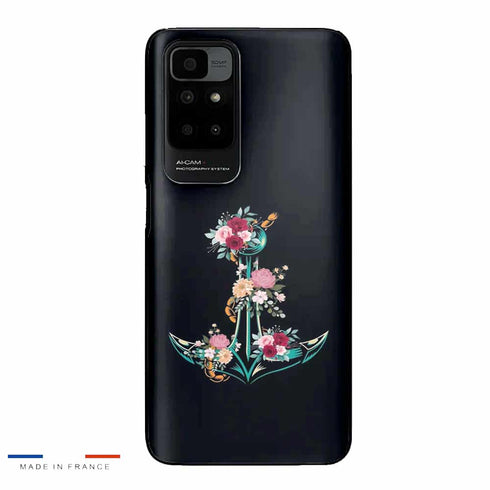 Coque Xiaomi Redmi 10 Fleurs d'ancre