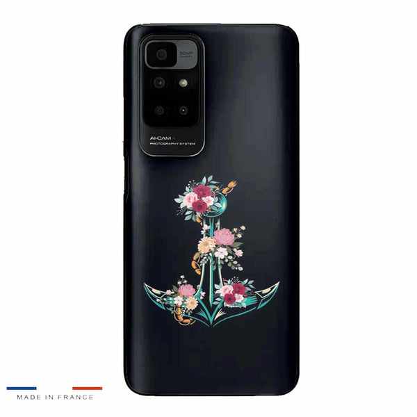 Coque Xiaomi Redmi 10 Fleurs d'ancre