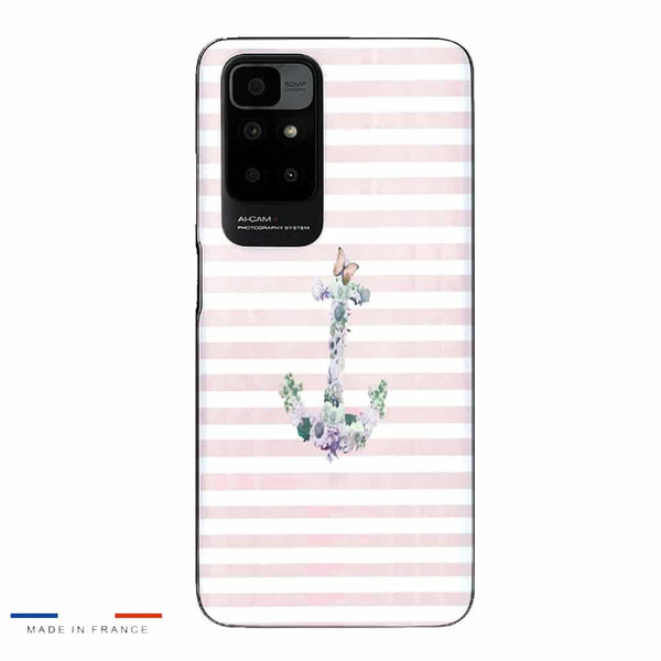 Coque Xiaomi Redmi 10 Floral Anchor in Pink
