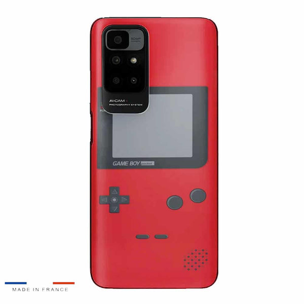 Coque Xiaomi Redmi 10 Game Boy Rouge