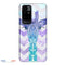 Coque Oppo A16 Glitter Girafe Bleu