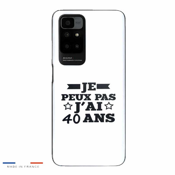 Coque de smartphone Xiaomi Redmi 10 J'ai 40 ans
