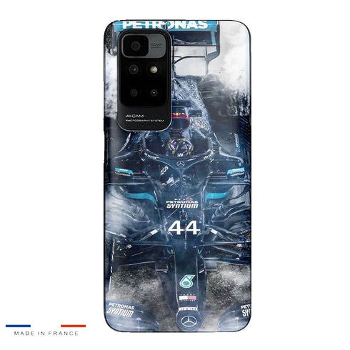 Coque Xiaomi Redmi 10 originale Mercedes F1 Lewis Hamilton
