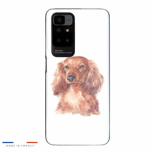 Coque Xiaomi Redmi 10 Mon Teckel en Portrait