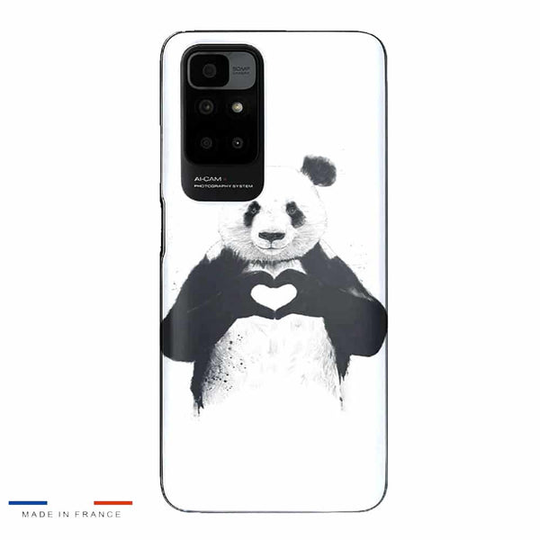 Coque Xiaomi Redmi 10 Panda Love