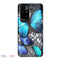 Coque Xiaomi Redmi 10 Papillon Turquoise