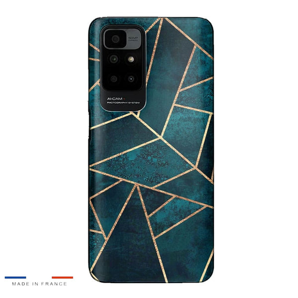 Coque Xiaomi Redmi 10 Pierre turquoise profonde