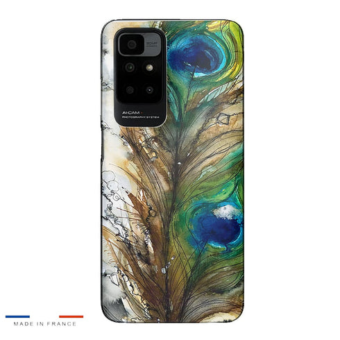 Coque Oppo A16 Plume de Paon