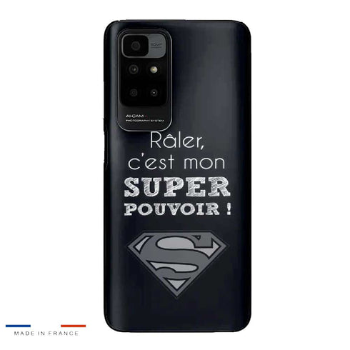 Coque Xiaomi Redmi 10 Râler c'est mon super Pouvoir