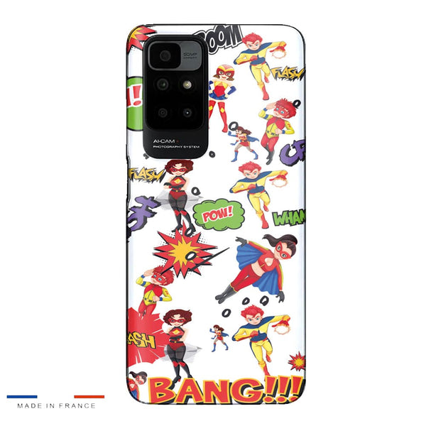Coque Xiaomi Redmi 10 Super Hero Blanc | Redmi 10A, 10C