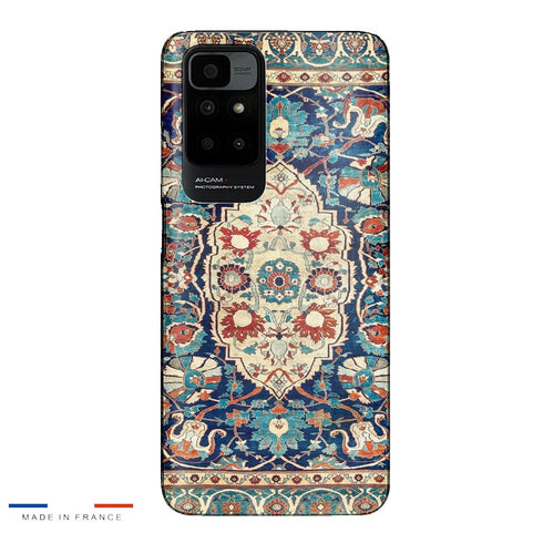 Coque Xiaomi Redmi 10 Tapis en soie persan Heriz ou Tabriz
