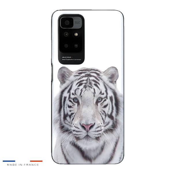 Coque Xiaomi Redmi 10 Tigre Blanc