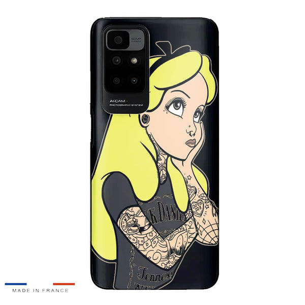 Coque Xiaomi Redmi 10 Alice Jack Daniels Tatoo