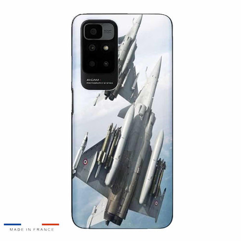 Coque Xiaomi Redmi 10 Avion rafale en vol