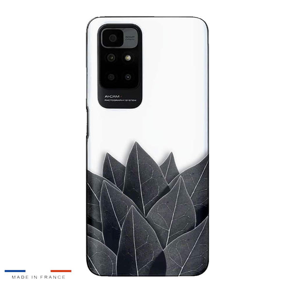 Coque Xiaomi Redmi 10 Black Leaves