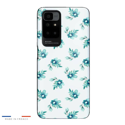 Coque Xiaomi Redmi 10 Blue Flowers