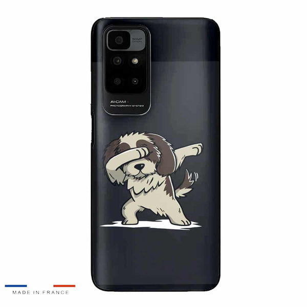 Coque Xiaomi Redmi 10 Dog shih tzu dabbing