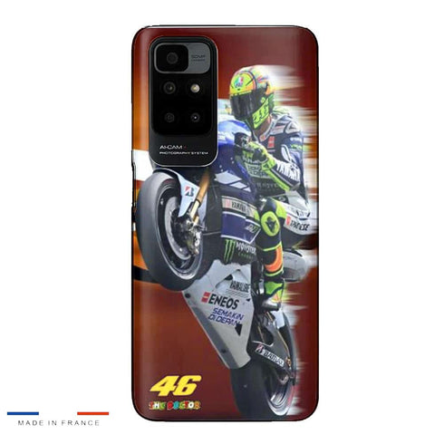 Coque Telephone Xiaomi Redmi 10 originale Fan de yamaha en feu vr46 doctors