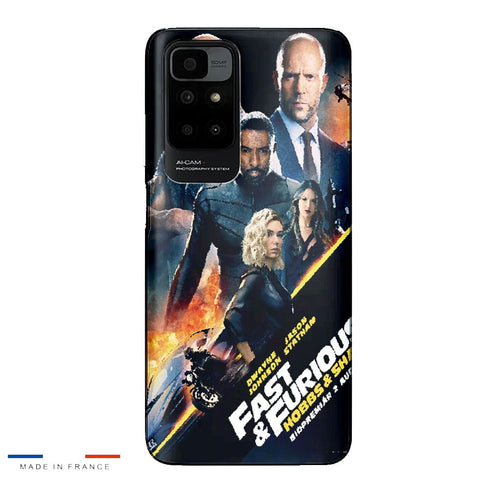 Coque Telephone Xiaomi Redmi 10 originale Fast and furious hobbs and shaw