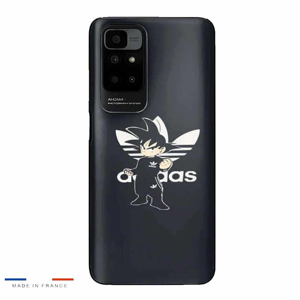 Coque Xiaomi Redmi 10 Goku Bad guy Adidas Jogging