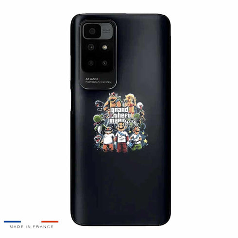 Coque Xiaomi Redmi 10 Grand Theft Mario