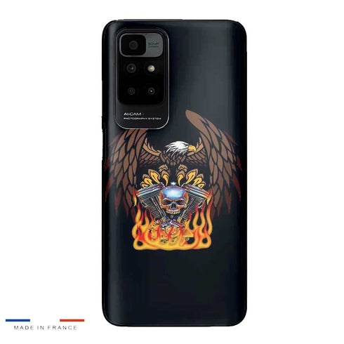 Coque Xiaomi Redmi 10 Harley Davidson Skull engine