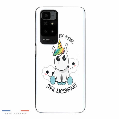 Coque Xiaomi Redmi 10 Je Peux pas j'ai Licorne