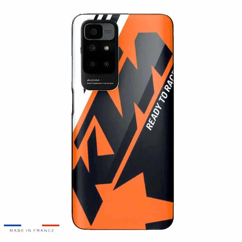 Coque Telephone Xiaomi Redmi 10 originale KTM Racing Orange and Black