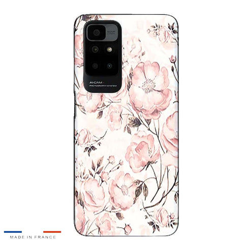 Coque Xiaomi Redmi 10 Roses et pivoines victoriennes