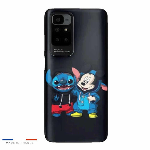 Coque Xiaomi Redmi 10 Stitch x the mouse | Housse Redmi 10A, 10C