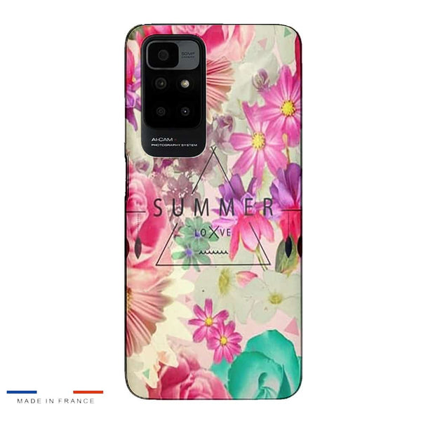 Coque Xiaomi Redmi 10 Summer Love | Etui antichoc, Housse de Silicone | Motif 1970s Vintage