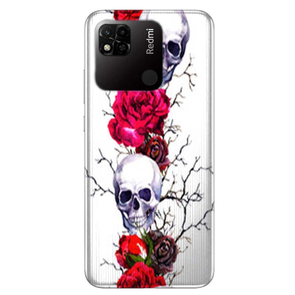 Coque Xiaomi Redmi 10 Human Roses Skull - XIAOMI REDMI 10