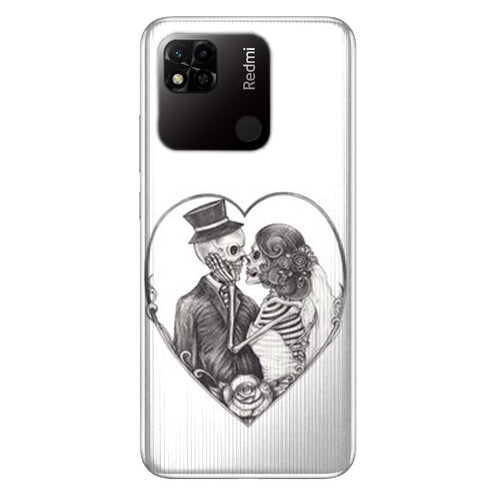 Coque Xiaomi Redmi 10 Skull wedding sugar - XIAOMI REDMI 10A