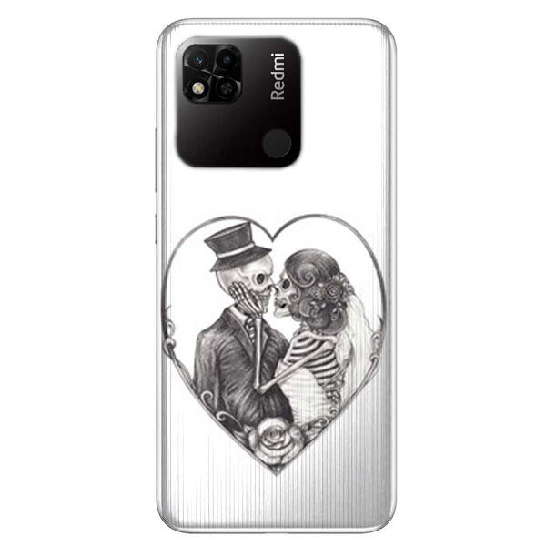 Coque Xiaomi Redmi 10 Skull wedding sugar - XIAOMI REDMI 10