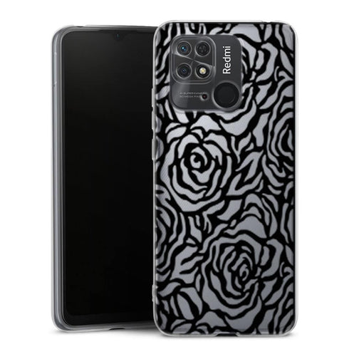 Coque Xiaomi Redmi 10 Gothique Roses Tattoo - XIAOMI REDMI 10