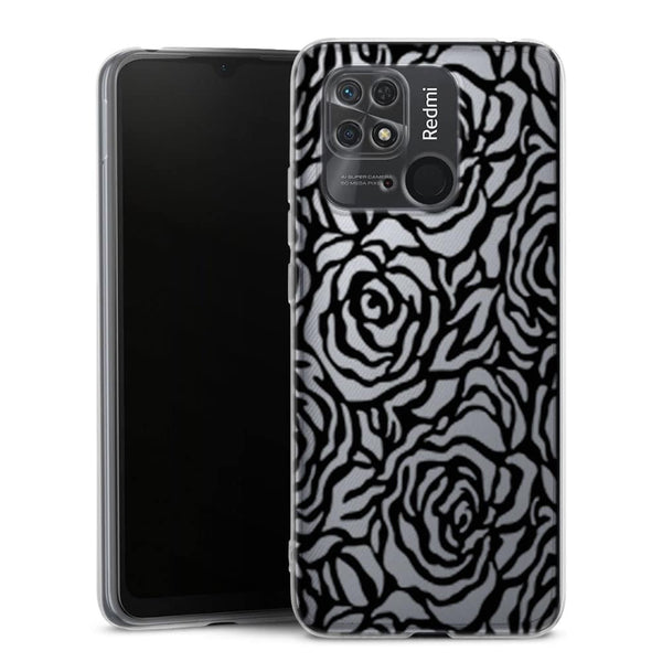 Coque Xiaomi Redmi 10 Gothique Roses Tattoo - XIAOMI REDMI 10