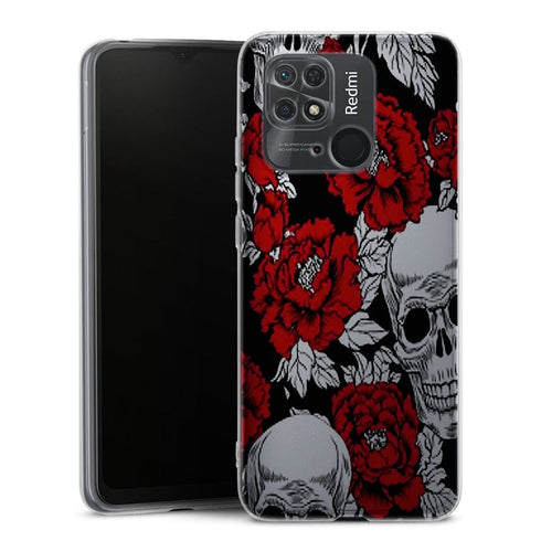 Coque Xiaomi Redmi 10 Pivoines Rock and Roll