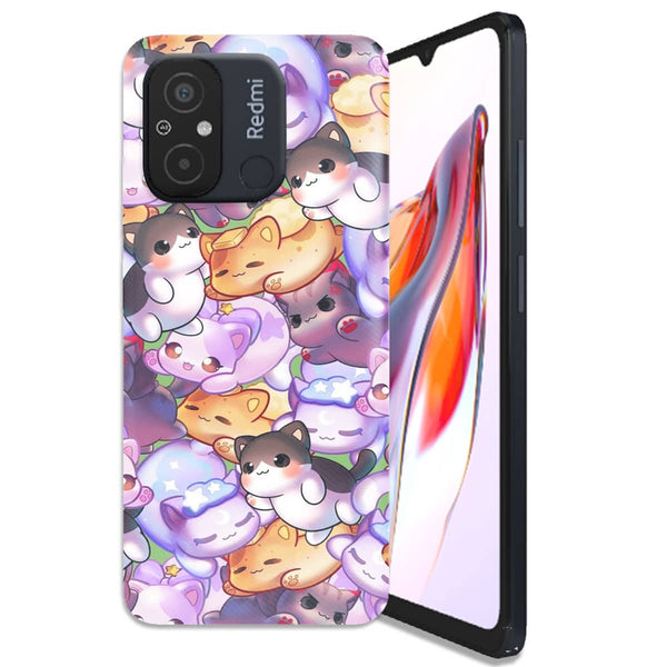 Coque Xiaomi 12C Aphmau Meow Peluches Anime Chats