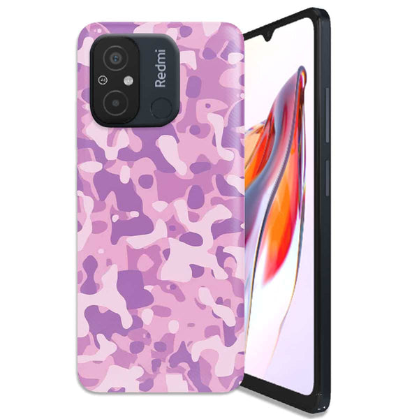 Coque Xiaomi Redmi 12C Camo Rose Army