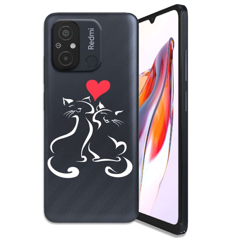 Coque Xiaomi Redmi 12C Cats Love