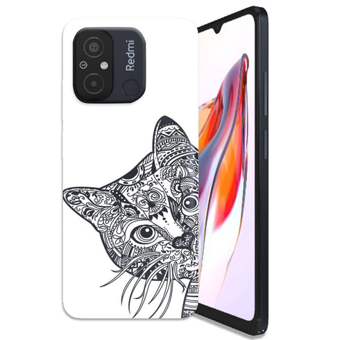 Coque Xiaomi Redmi 12C Chat Azteque