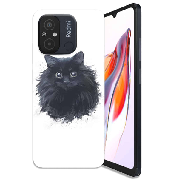 Coque Xiaomi Redmi 12C Chat Noir