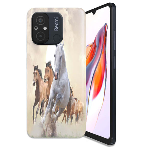 Coque Xiaomi Redmi 12C Cheval Blanc