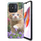 Coque Xiaomi Redmi 12C Flowery Garden Lovely and enchanting cat