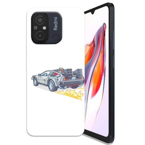 Coque Telephone Xiaomi Redmi 12C originale Delorean retour vers le futur