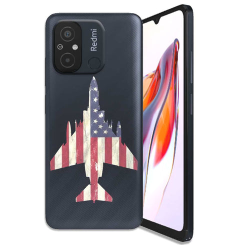 Coque Xiaomi Redmi 12C F4 Phantom American Flag